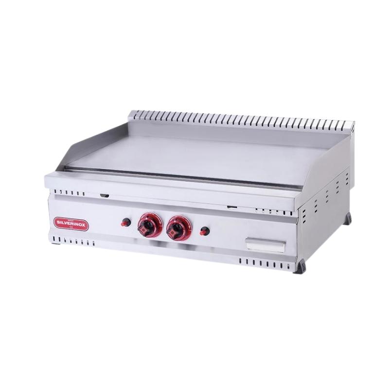 Işıkgaz Silverinox PG-80-D 80*60 Cm Düz Tabla Prof Seri Gazlı Izgara